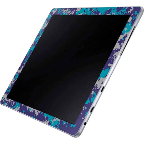 NBA Charlotte Hornets Digi Camo Galaxy Book 12in Skin